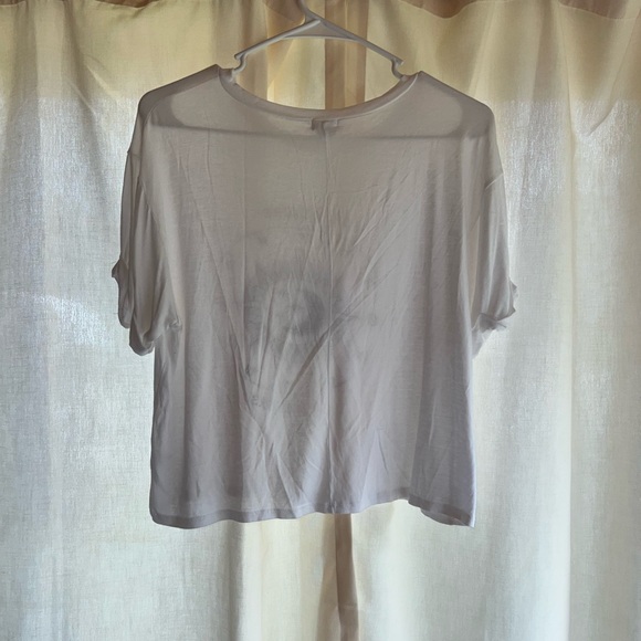 Size medium, colors white & black, tee from Funky Pink. - Picture 3 of 4